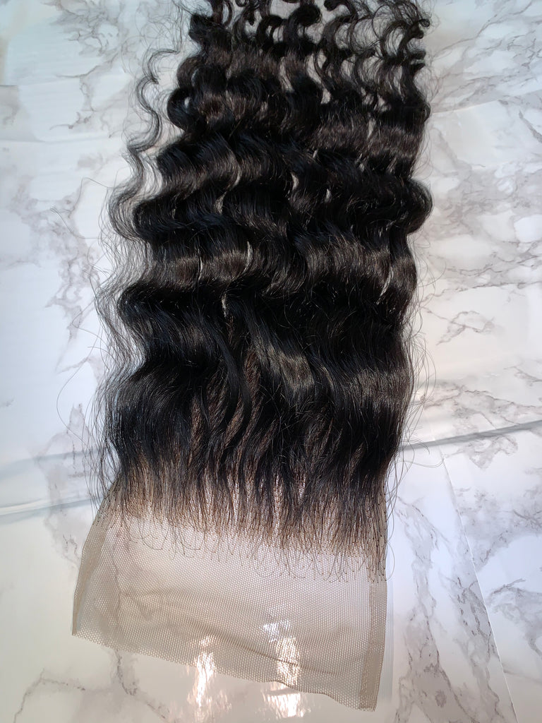 5x5 Raw Curly Lace Closure