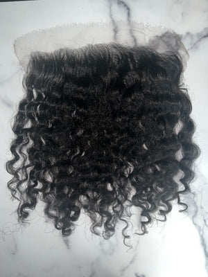 13x4 HD Raw Indian Rare Curly Lace Frontal