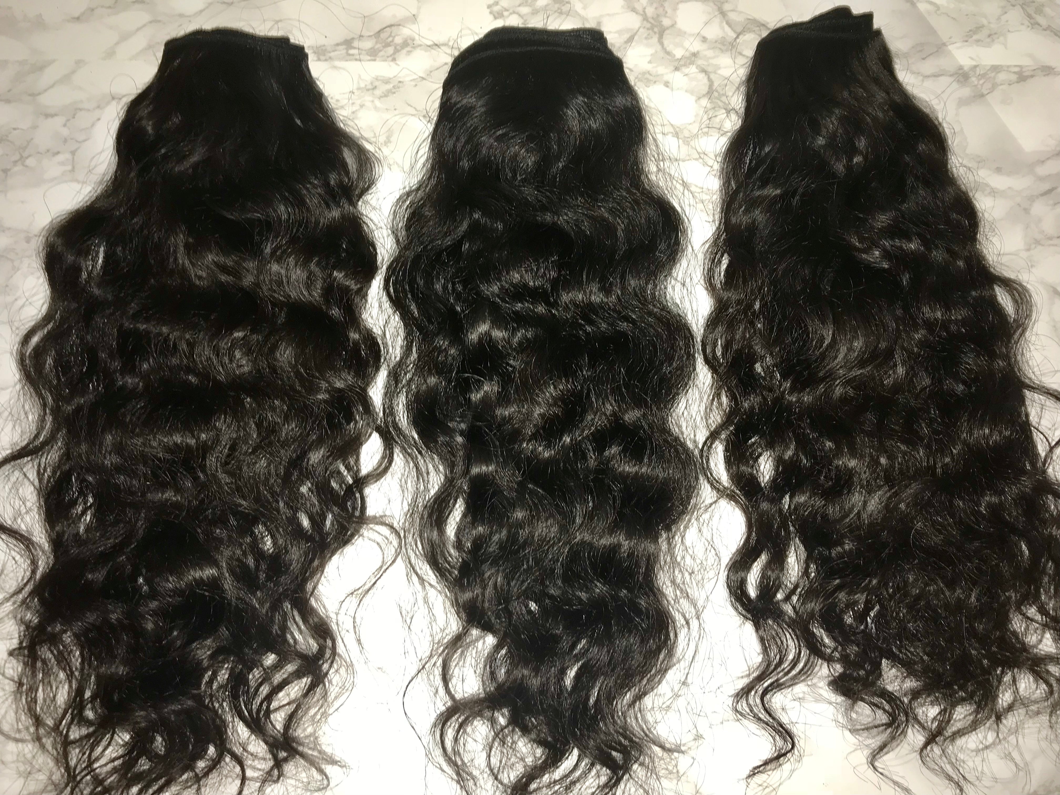 Get the Best Natural Wavy South Indian Raw Hair Online – Chandra Hair