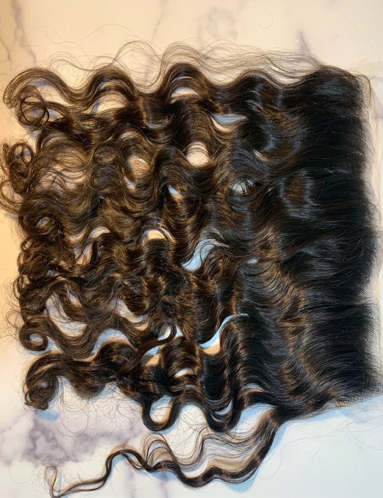 13x4 HD Raw Indian Curly Lace Frontal